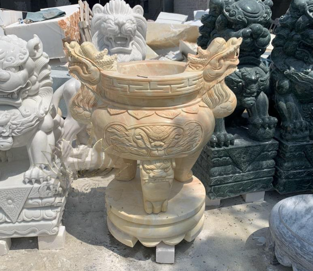 mẫu lư hương đá đẹp, phổ biến hiện nay