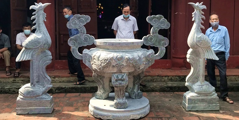mẫu lư hương đá đẹp, phổ biến hiện nay