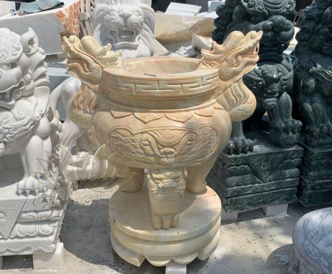 mẫu lư hương đá đẹp, phổ biến hiện nay